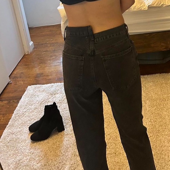 Agolde Asymmetrical Criss Cross High Rise jeans Size 26 - Picture 6 of 6